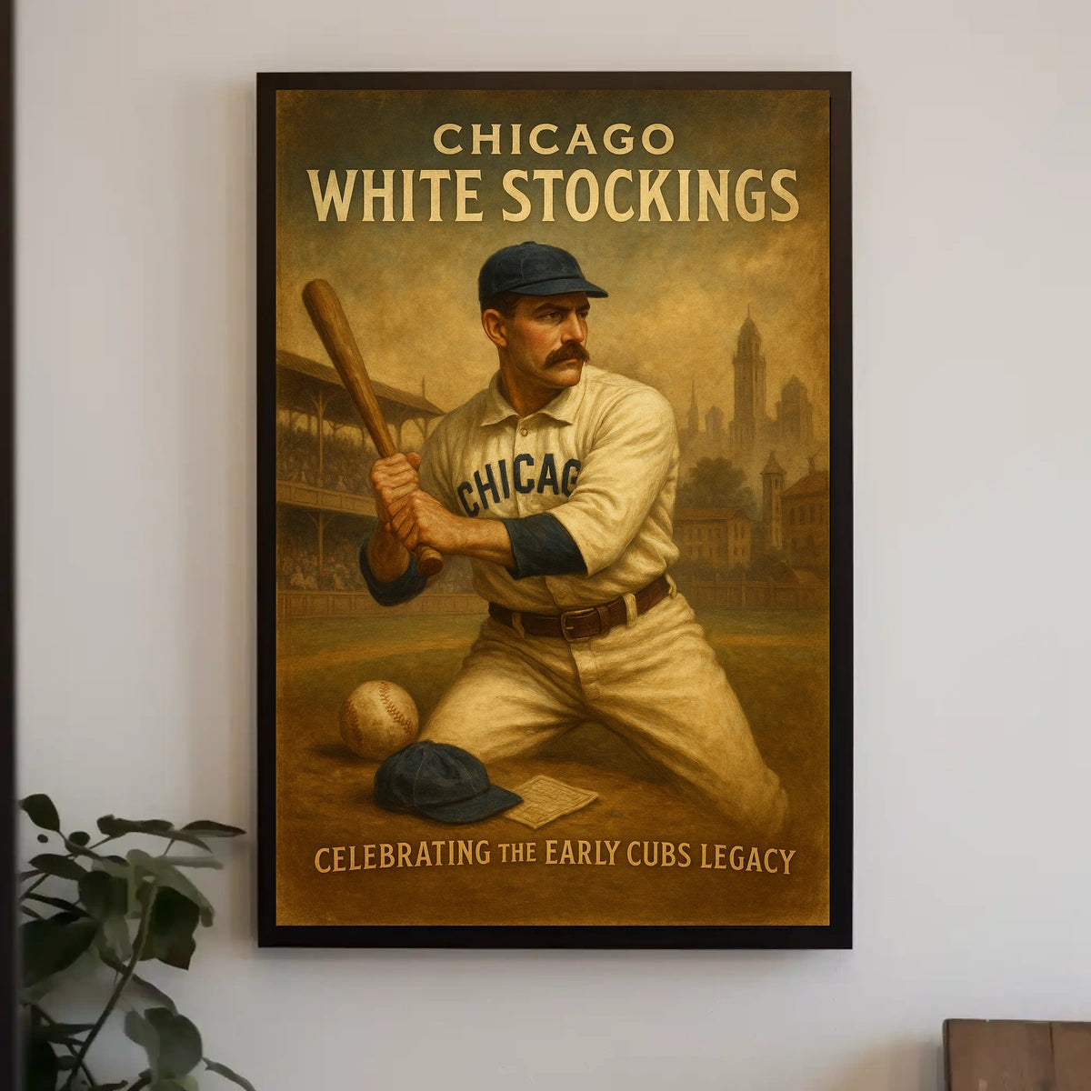 Chicago White Stockings Celebrating the Early Cubs Legacy Poster