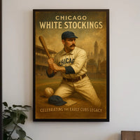 Chicago White Stockings Celebrating the Early Cubs Legacy Poster