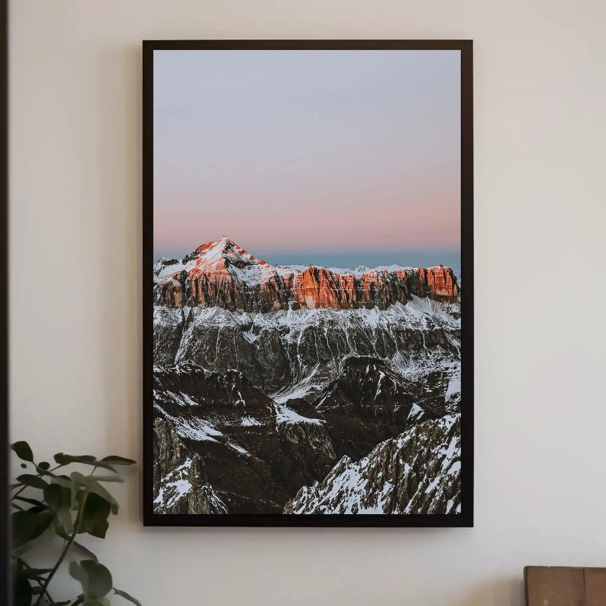 Majestic Sunrise Mountain Range National Park Poster