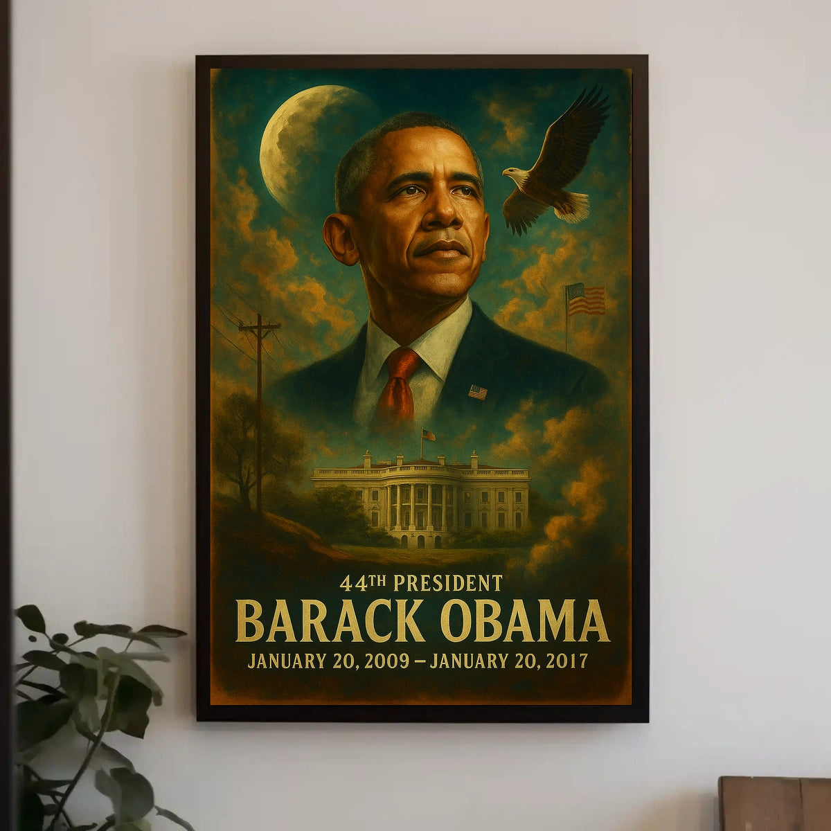 Barack Obama 44th President Poster
