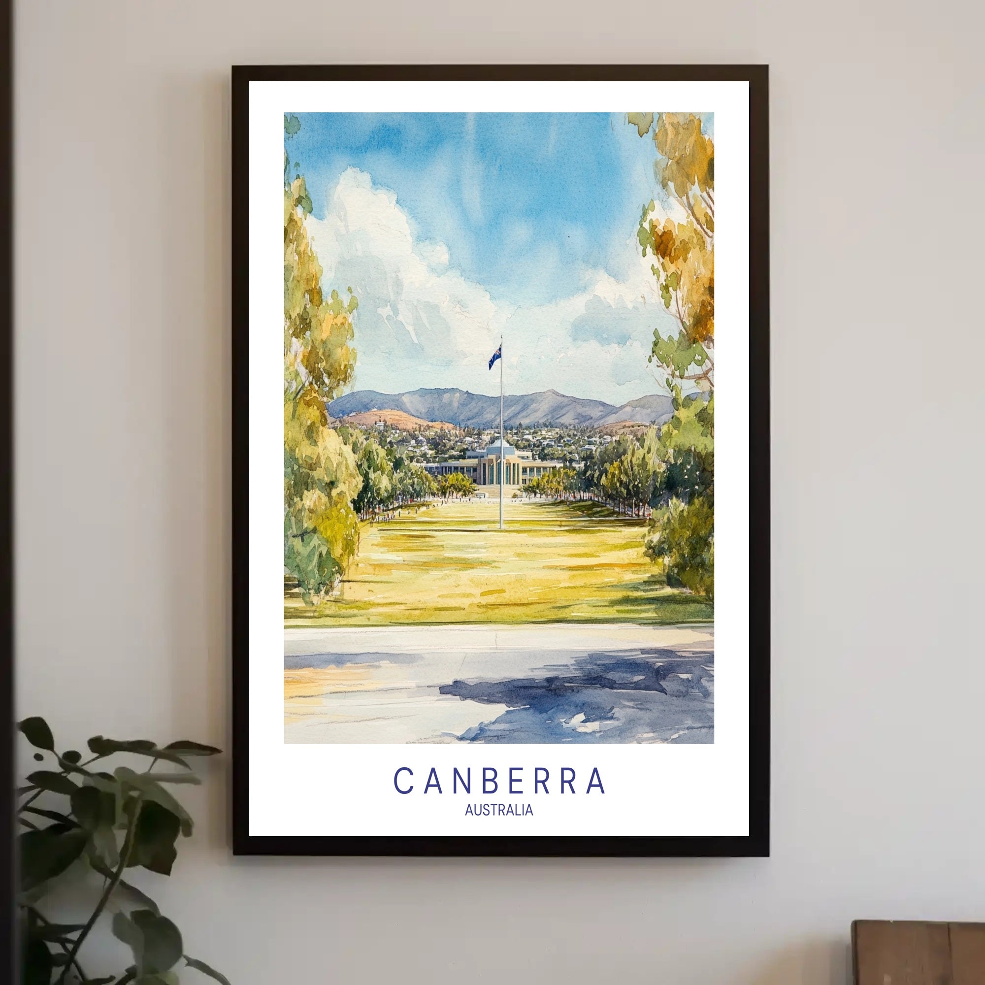 Canberra Scenic View Poster PosterGoat
