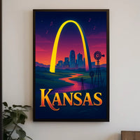 Kansas A Vibrant Tribute Poster