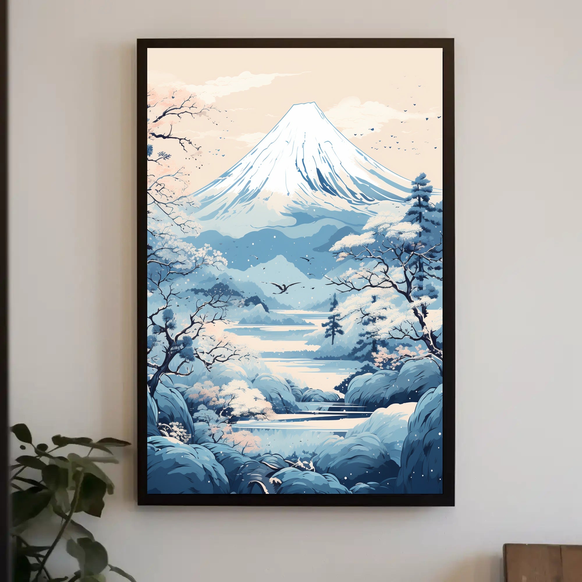 Tranquil Mountain Landscape Poster