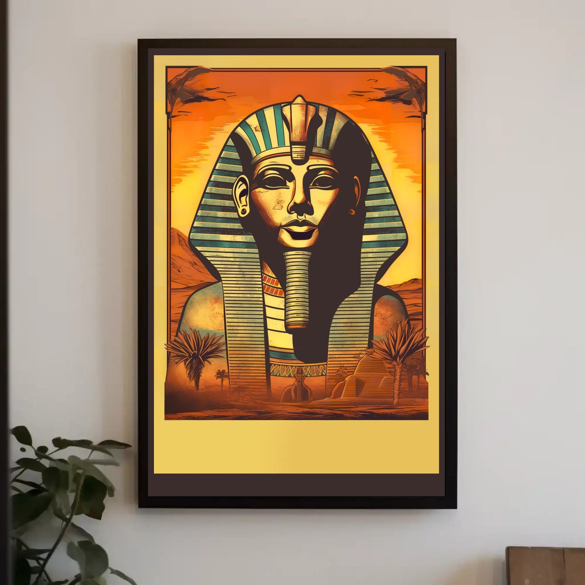 Ancient Pharaoh Art Poster