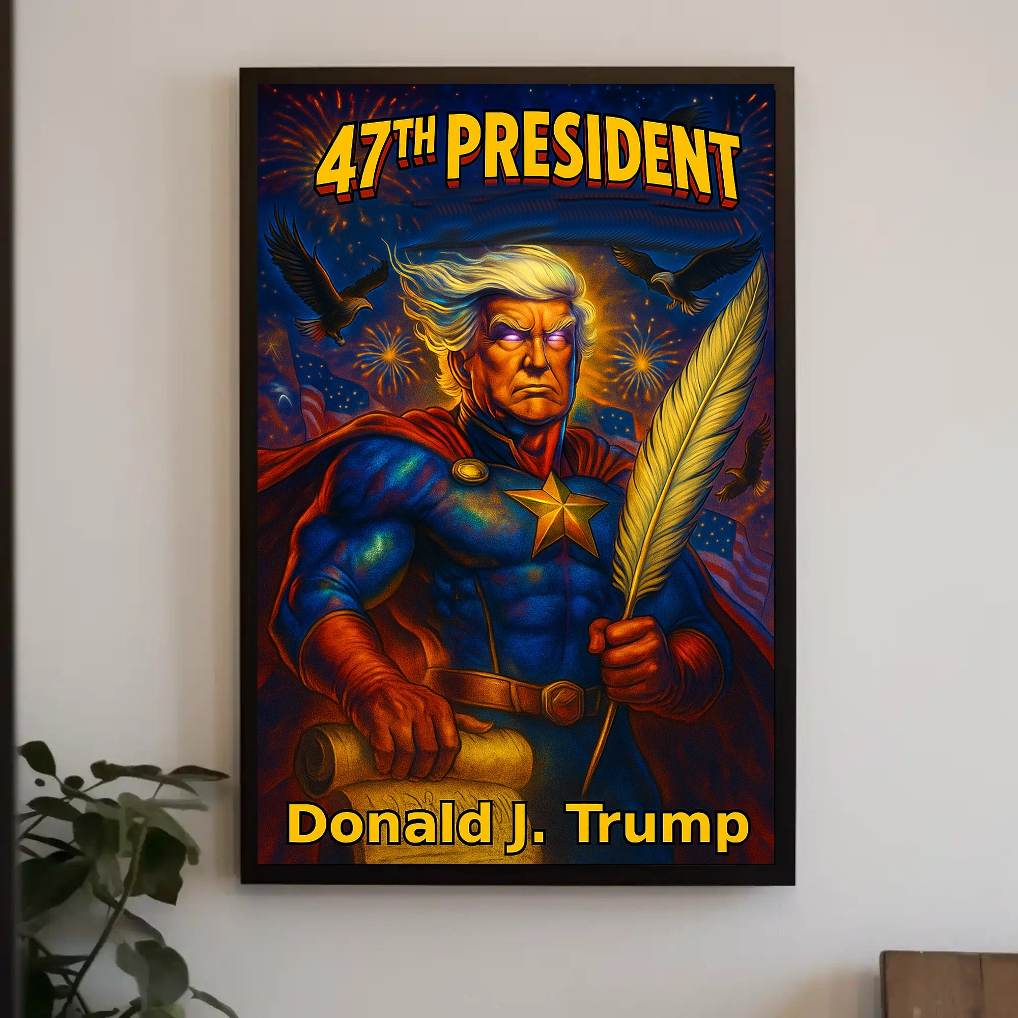 Donald Trump 47th President The Presidential Chronicles Poster PosterGoat