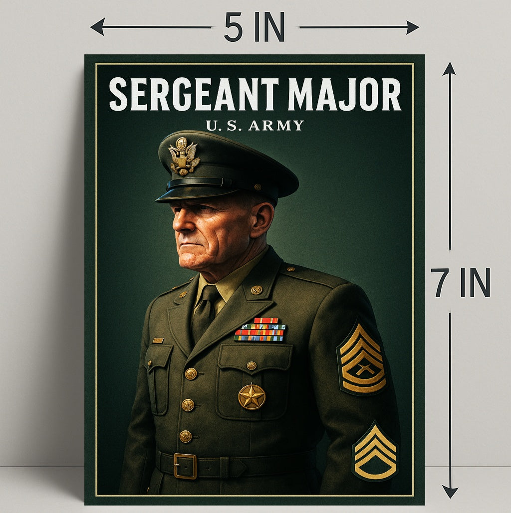 Sergeant Major U.S. Army Poster PosterGoat
