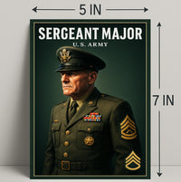 Sergeant Major U.S. Army Poster PosterGoat