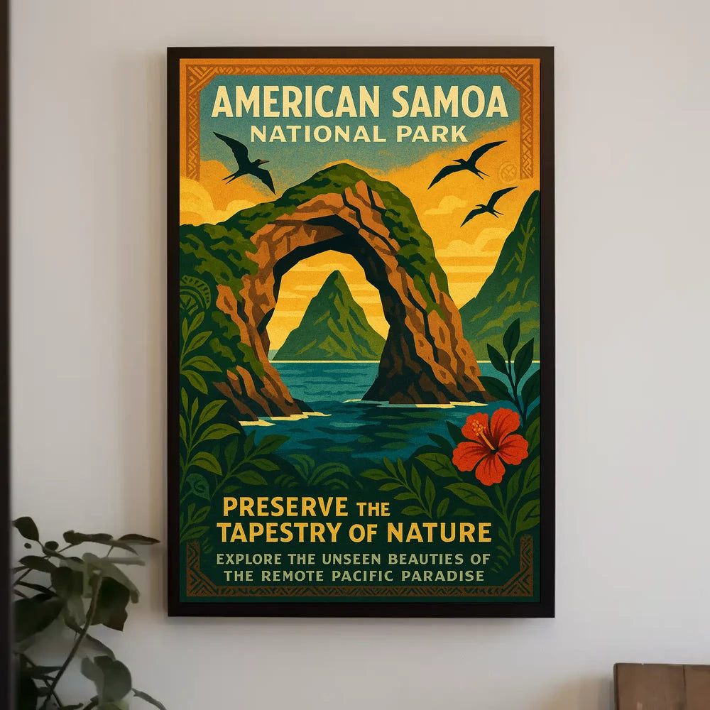 Explore the Unseen Pacific Paradise Travel Poster