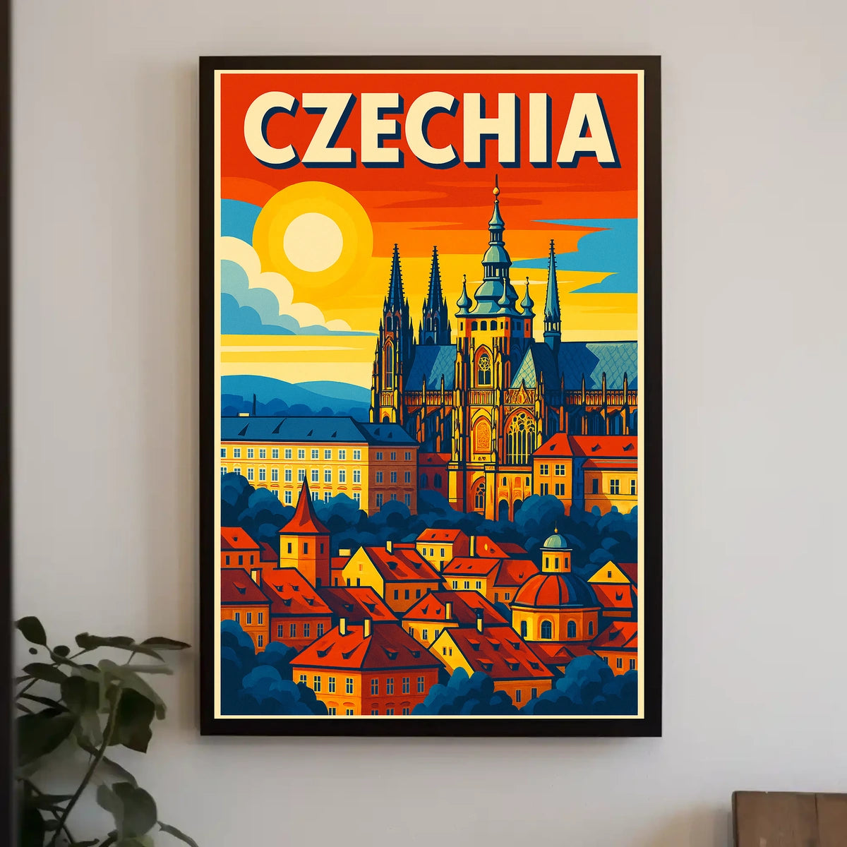 Czechia Travel Poster
