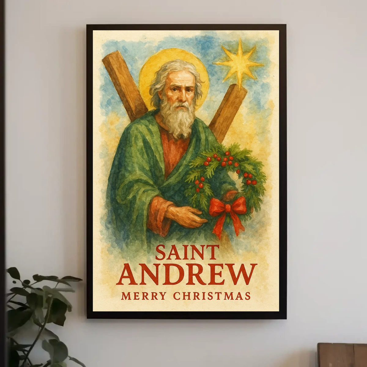 Saint Andrew Christmas Iconography Cultural or Heritage Poster