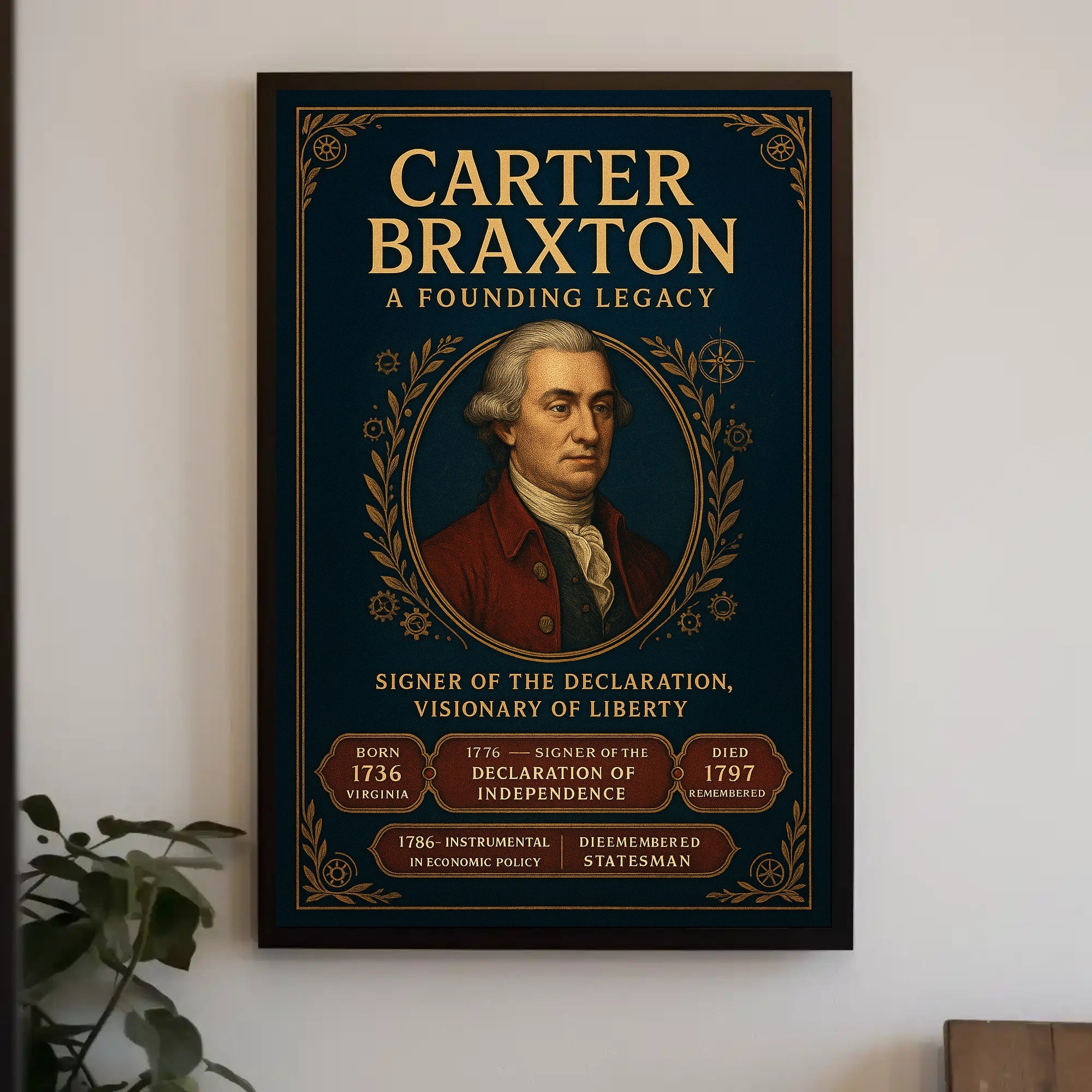 Carter Braxton A Founding Legacy Poster