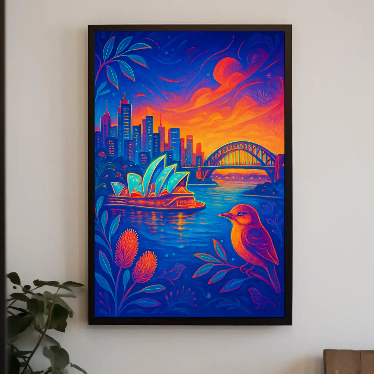 Sydney Skyline at Dusk Poster