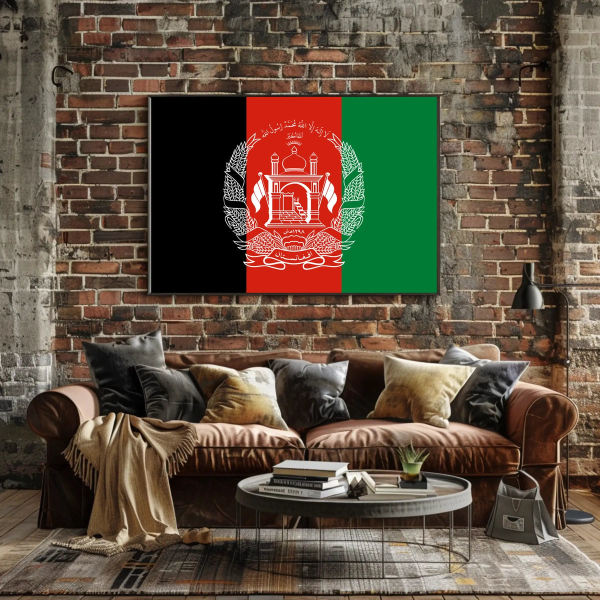 Afghanistan Flag Poster