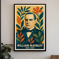 William McKinley Patriotic Vintage Modern Poster