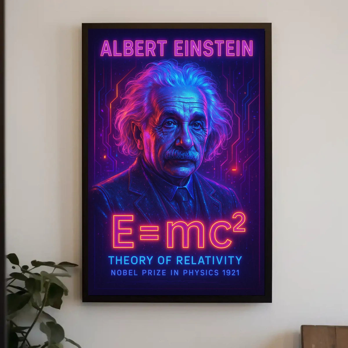 Albert Einstein Theory Of Relativity Poster