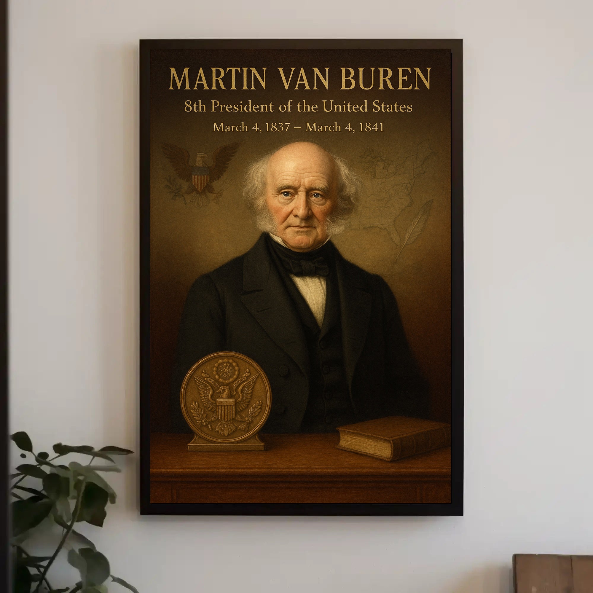 Martin Van Buren 8th President Poster
