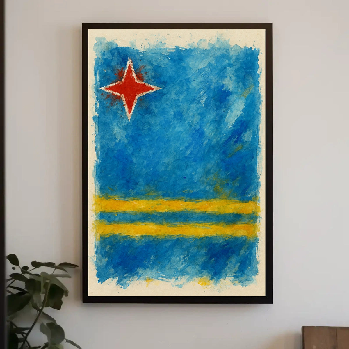 Abstract Flag Design Abstract Poster