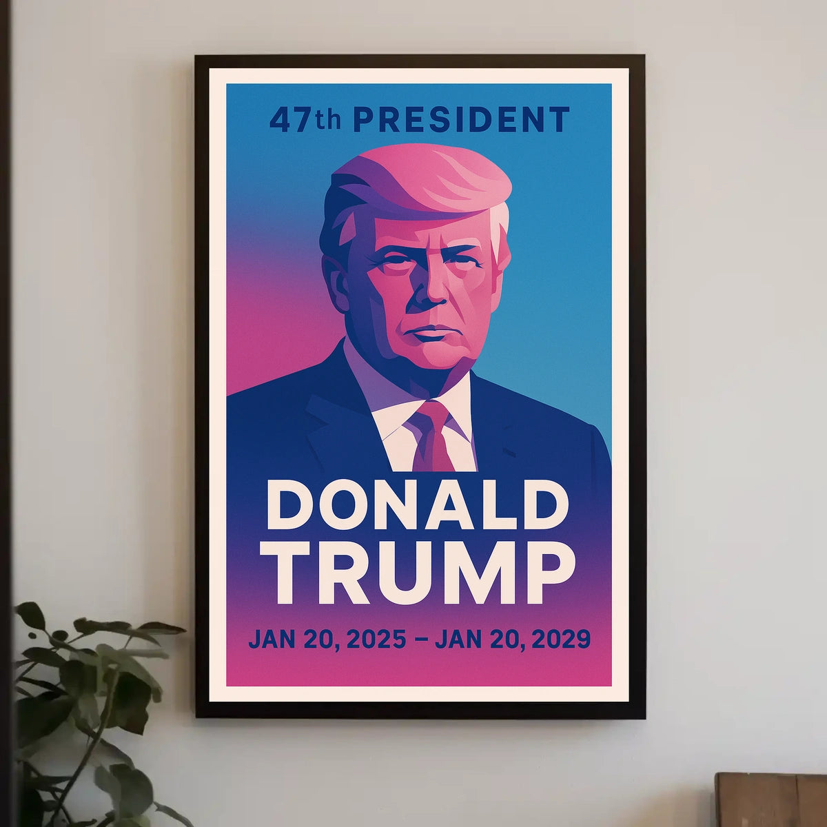 Donald Trump 47th President Poster