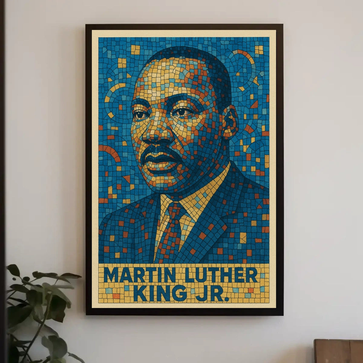 Martin Luther King Jr. Mosaic Poster