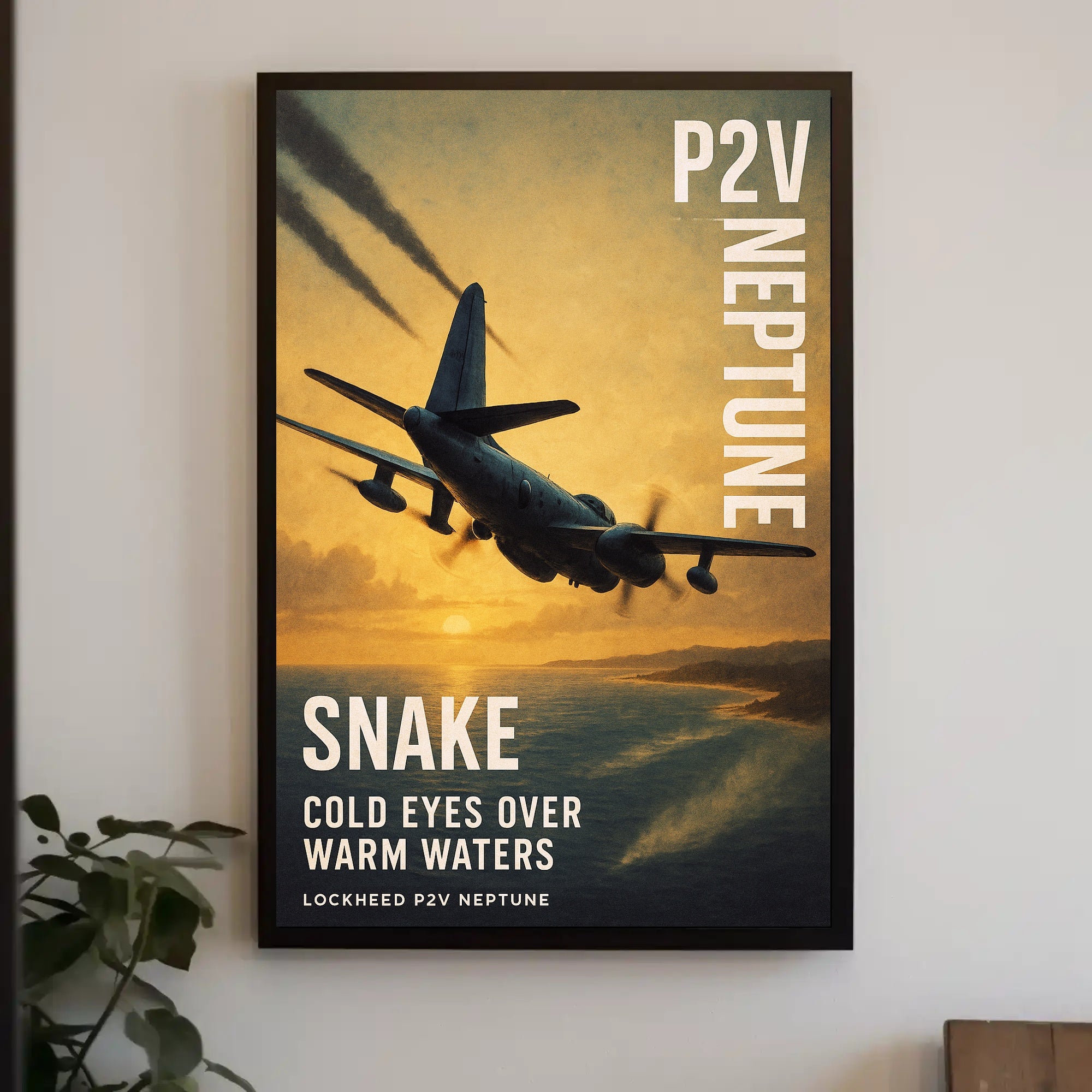 Snake Cold Eyes Over Warm Waters Poster PosterGoat