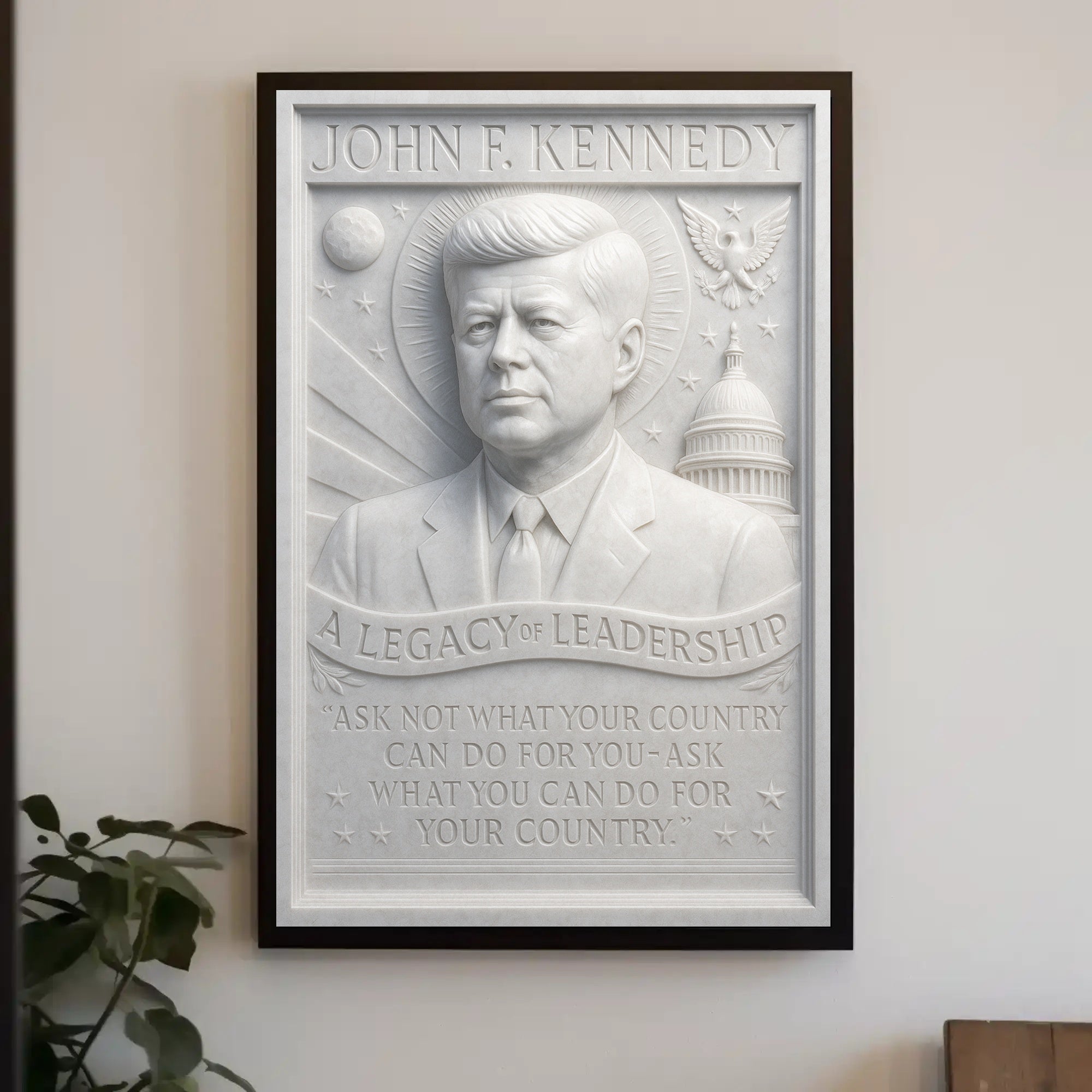 Timeless Leadership in Historical or Presidential Poster