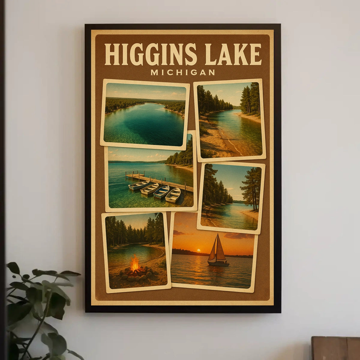 Higgins Lake, Michigan Poster