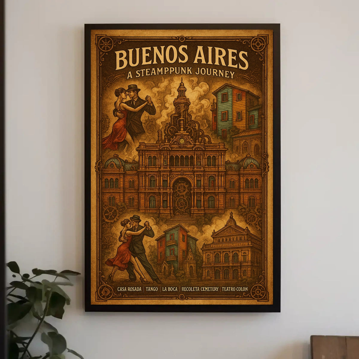 Buenos Aires A Steampunk Journey Poster