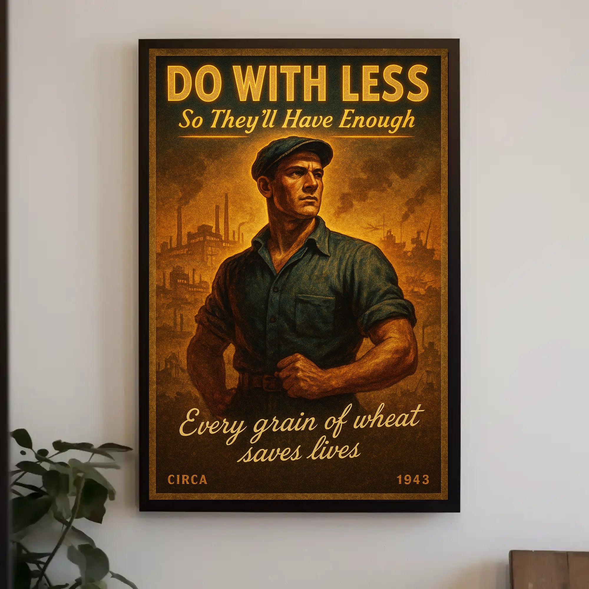 Wartime Conservation Effort Poster