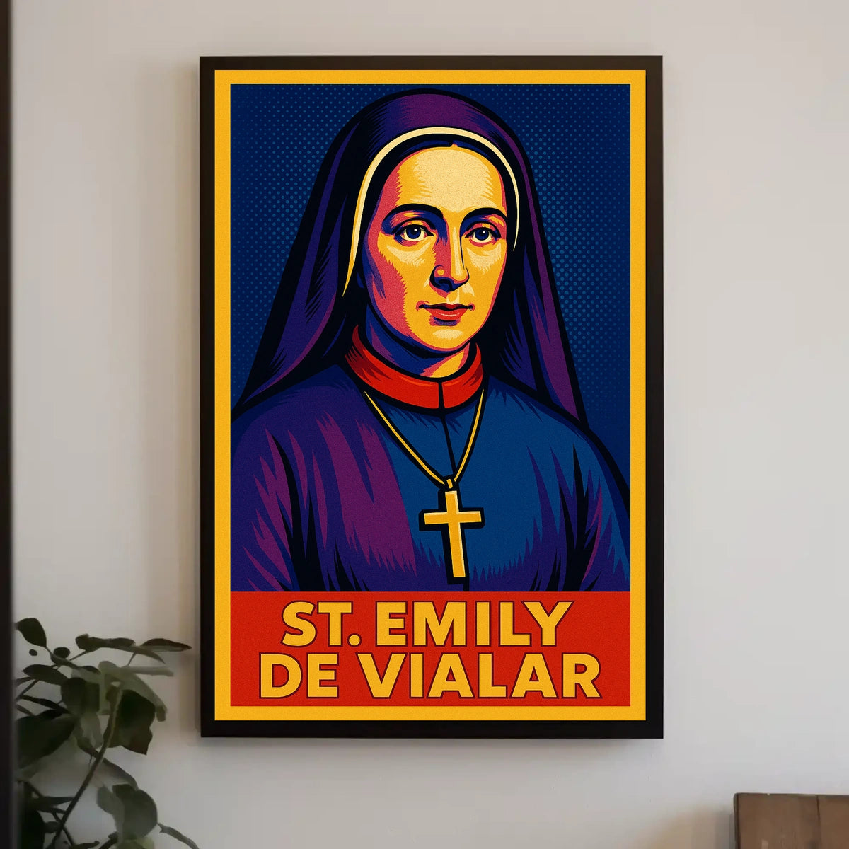 St. Emily de Vialar Poster