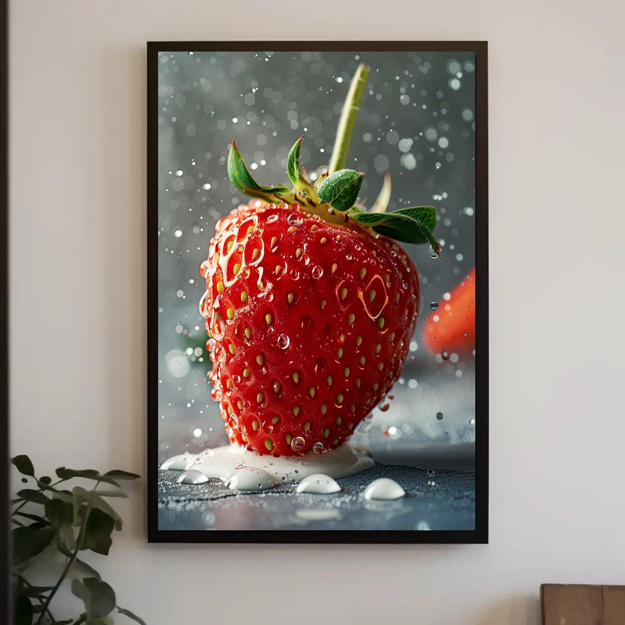 Juicy Strawberry Delight Poster PosterGoat