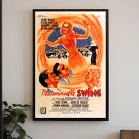 Mademoiselle Swing: Vibrant Dance-Inspired Music or Concert Poster