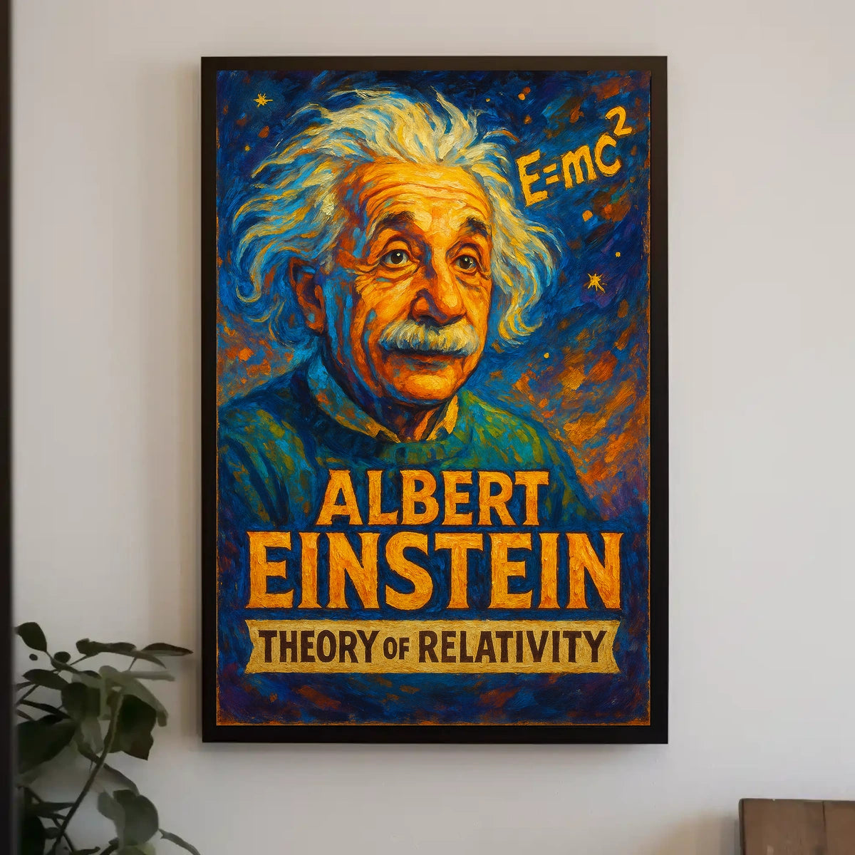 Albert Einstein Theory Of Relativity Poster
