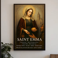 Saint Emma Poster PosterGoat