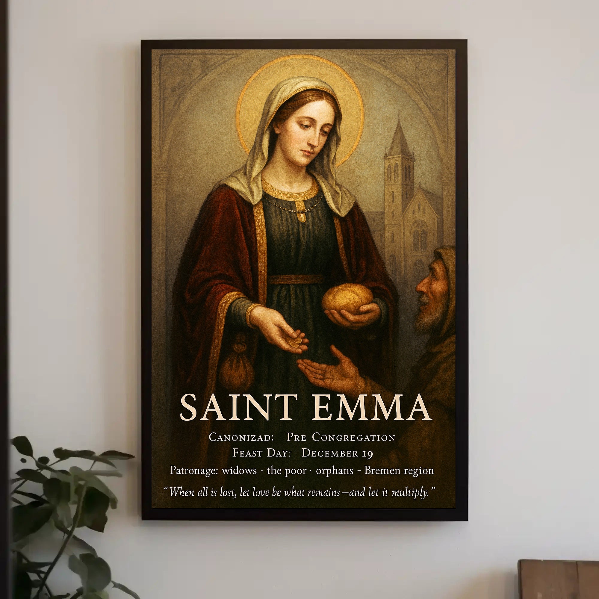 Saint Emma Poster PosterGoat