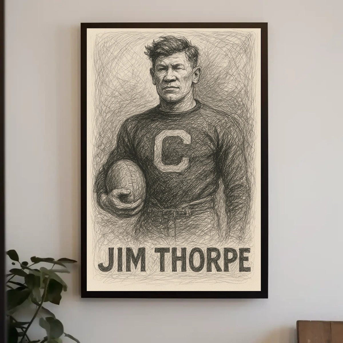 Jim Thorpe Athletic Legend Poster