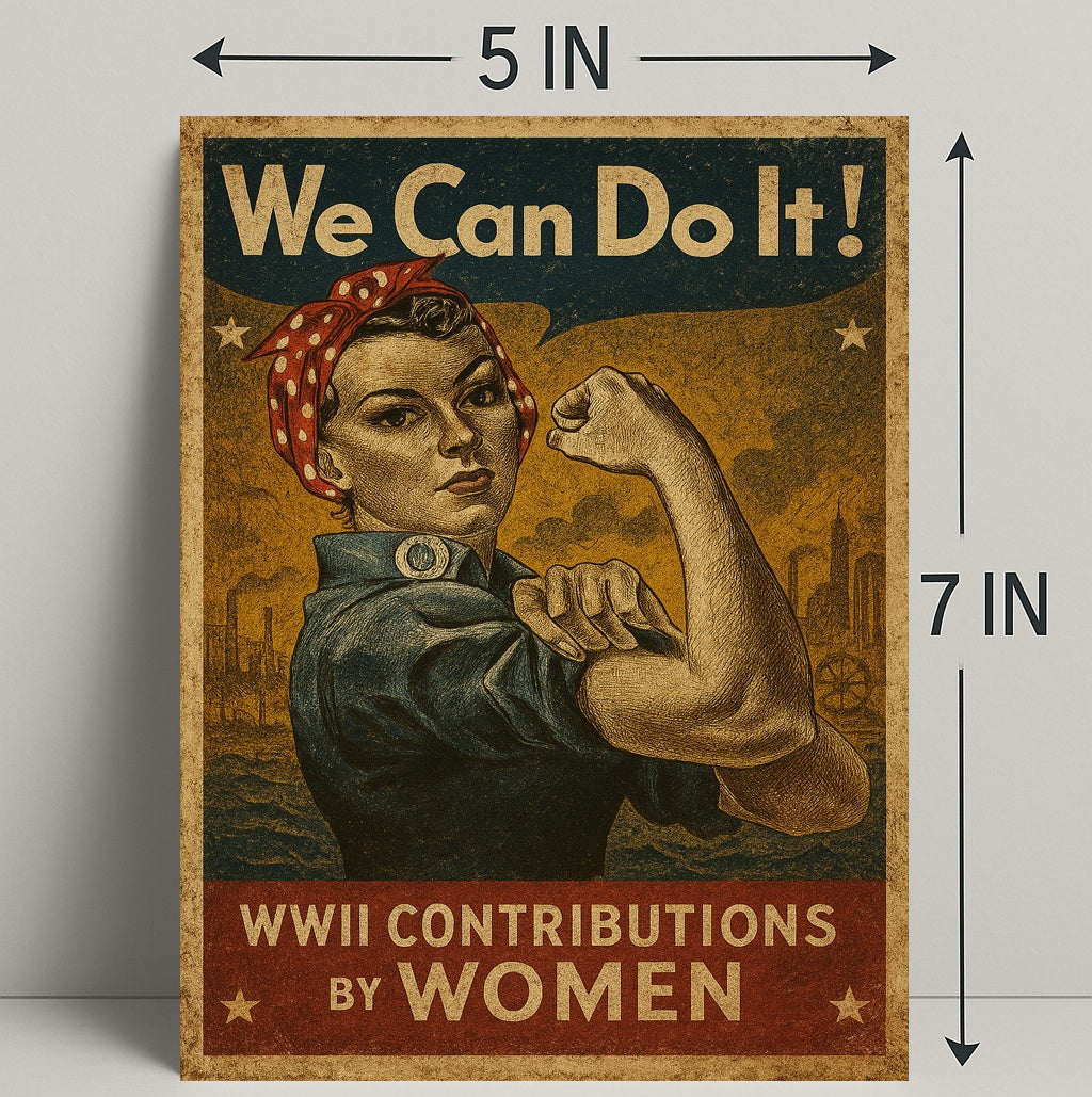 We Can Do It! Iconic WWII Poster