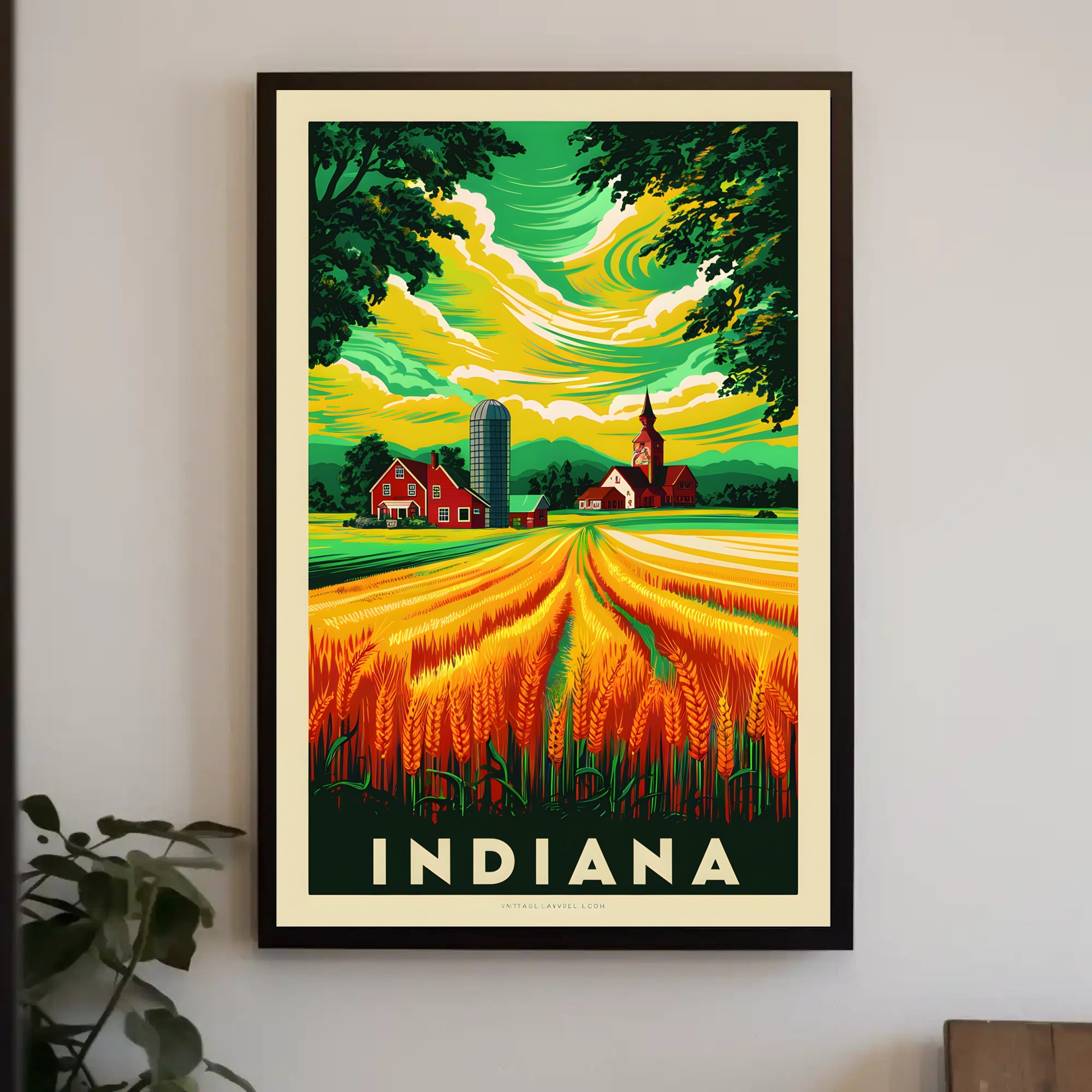 Indiana Countryside Poster