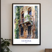 Verona Balcony Poster PosterGoat