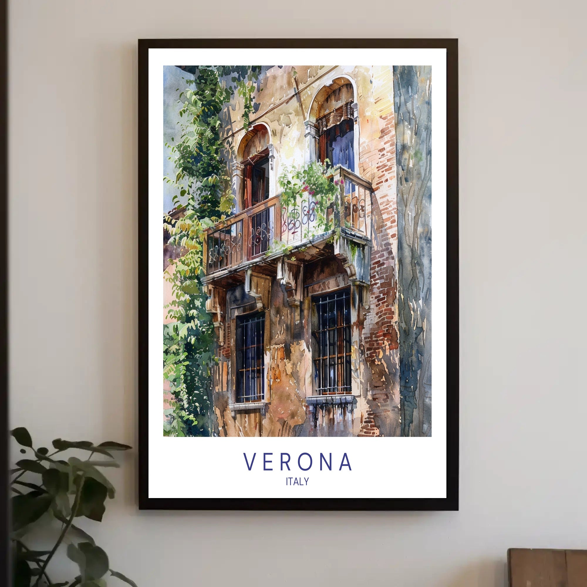 Verona Balcony Poster PosterGoat