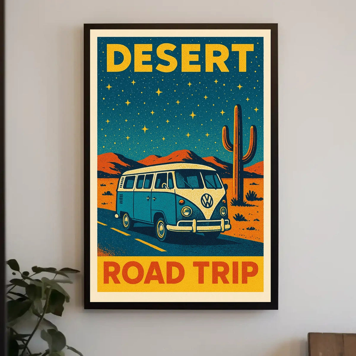 Desert Road Trip Poster
