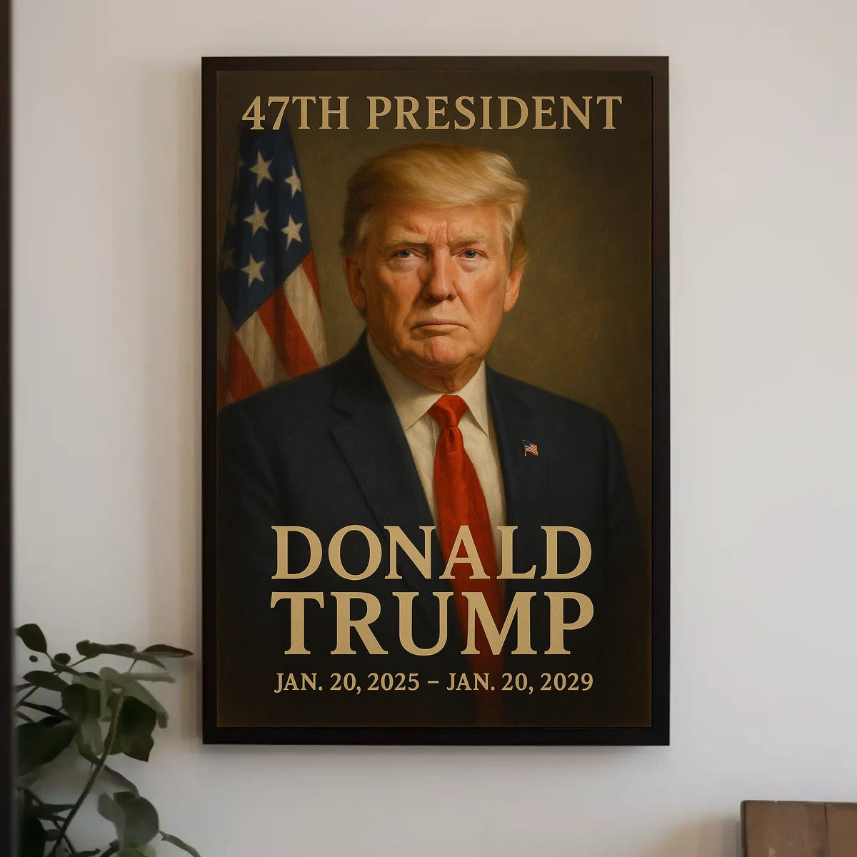 Donald Trump Visionary Leadership Patriotic Classic Poster