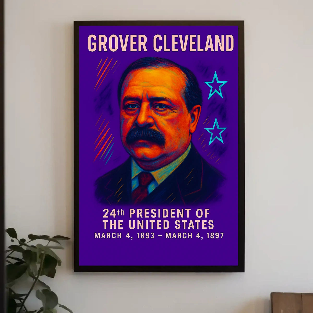 Grover Cleveland 24th President Poster