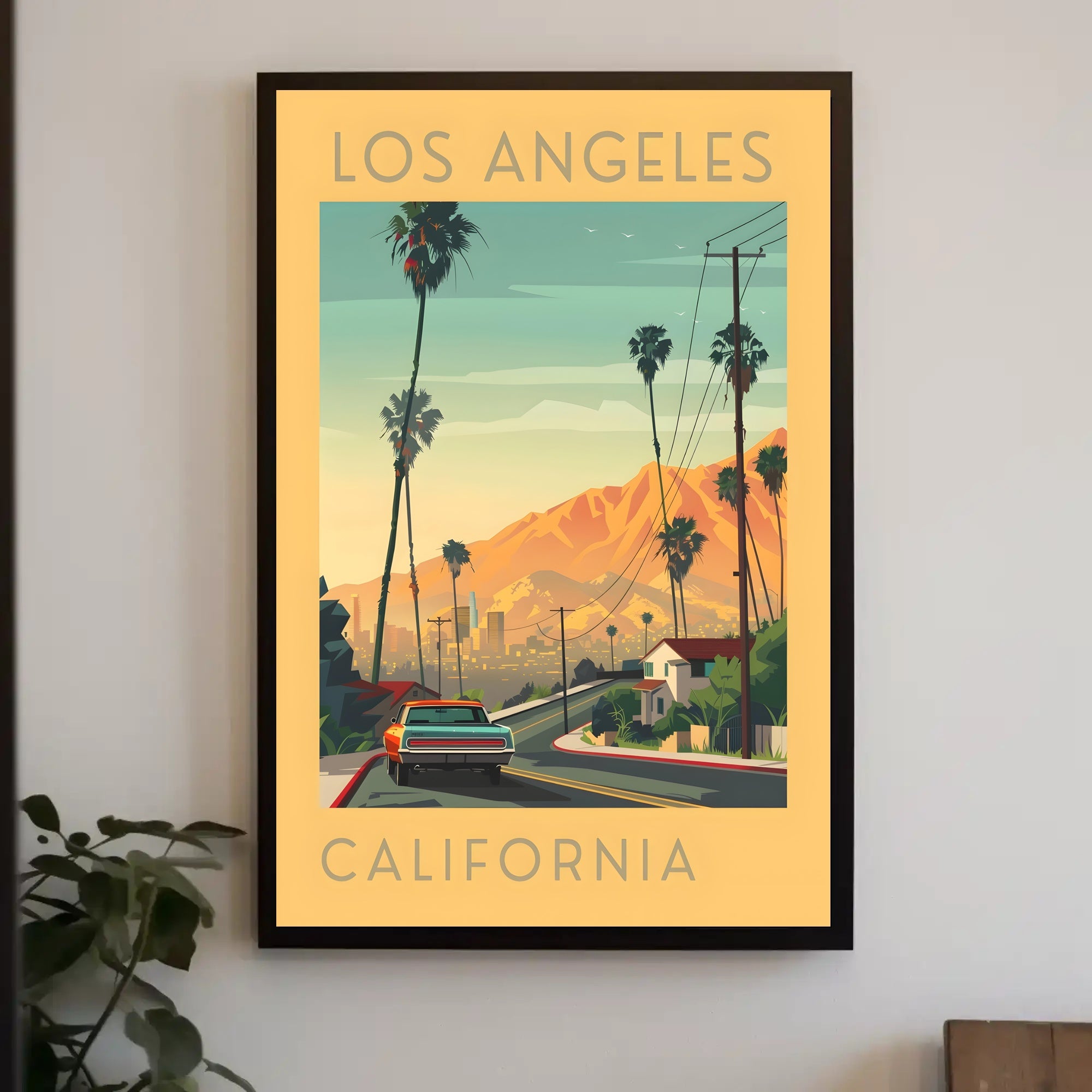Los Angeles Scenic Drive Poster