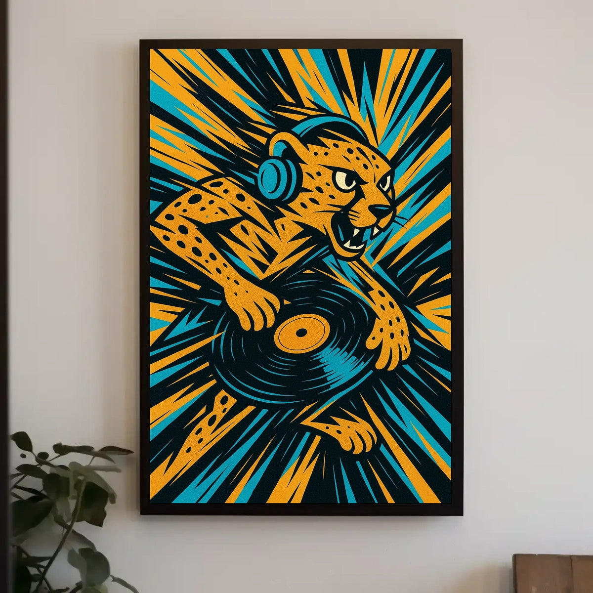 Dj Cheetah Groove Poster