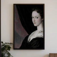 Elegant Portrait of a Woman: Cultural or Heritage Poster PosterGoat