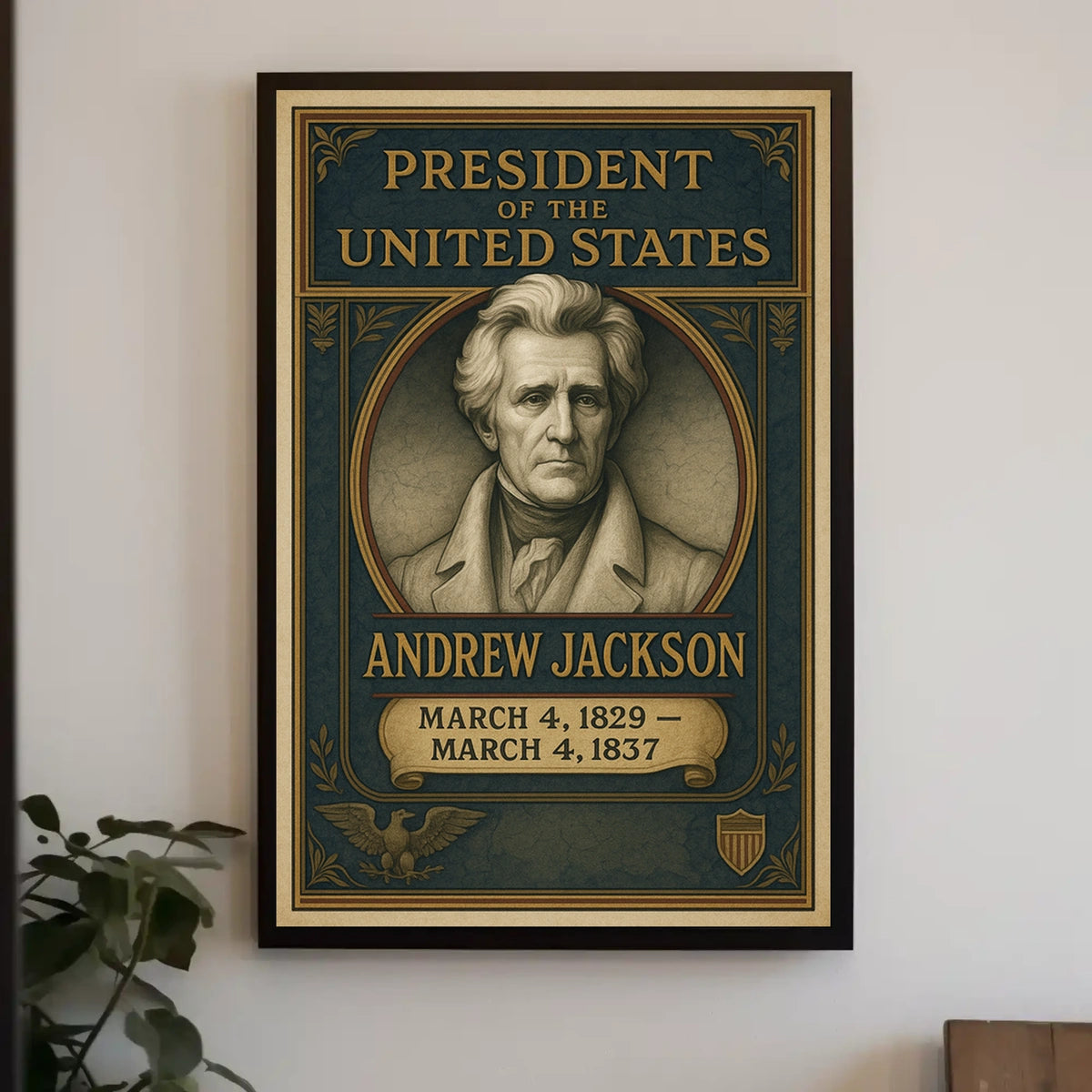 Andrew Jackson 7th President Poster