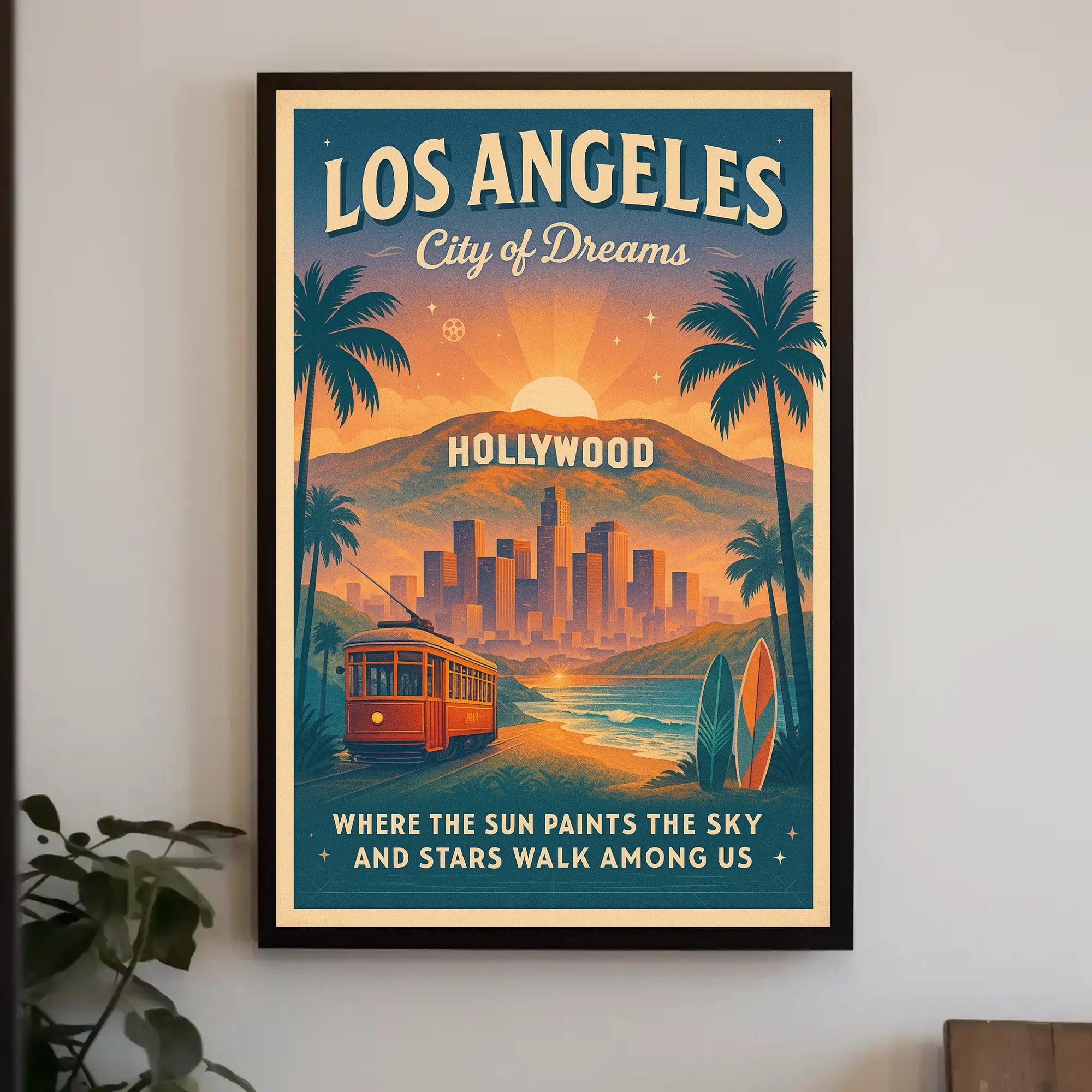 Los Angeles Dreamscape Travel Poster