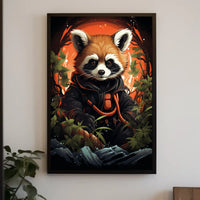 The Adventurous Red Panda Poster