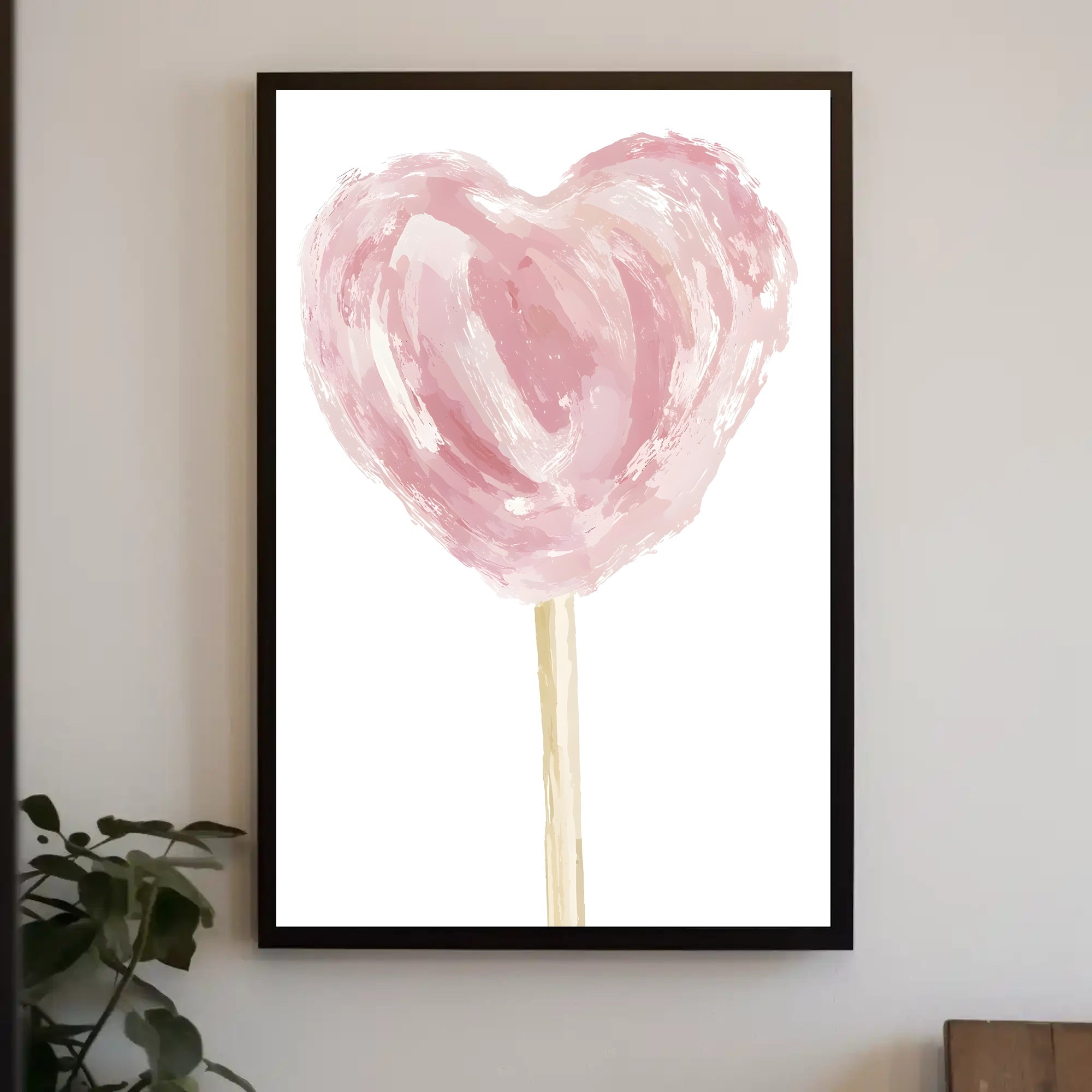 Heart of Sweetness Poster Romantic Wall Art Print