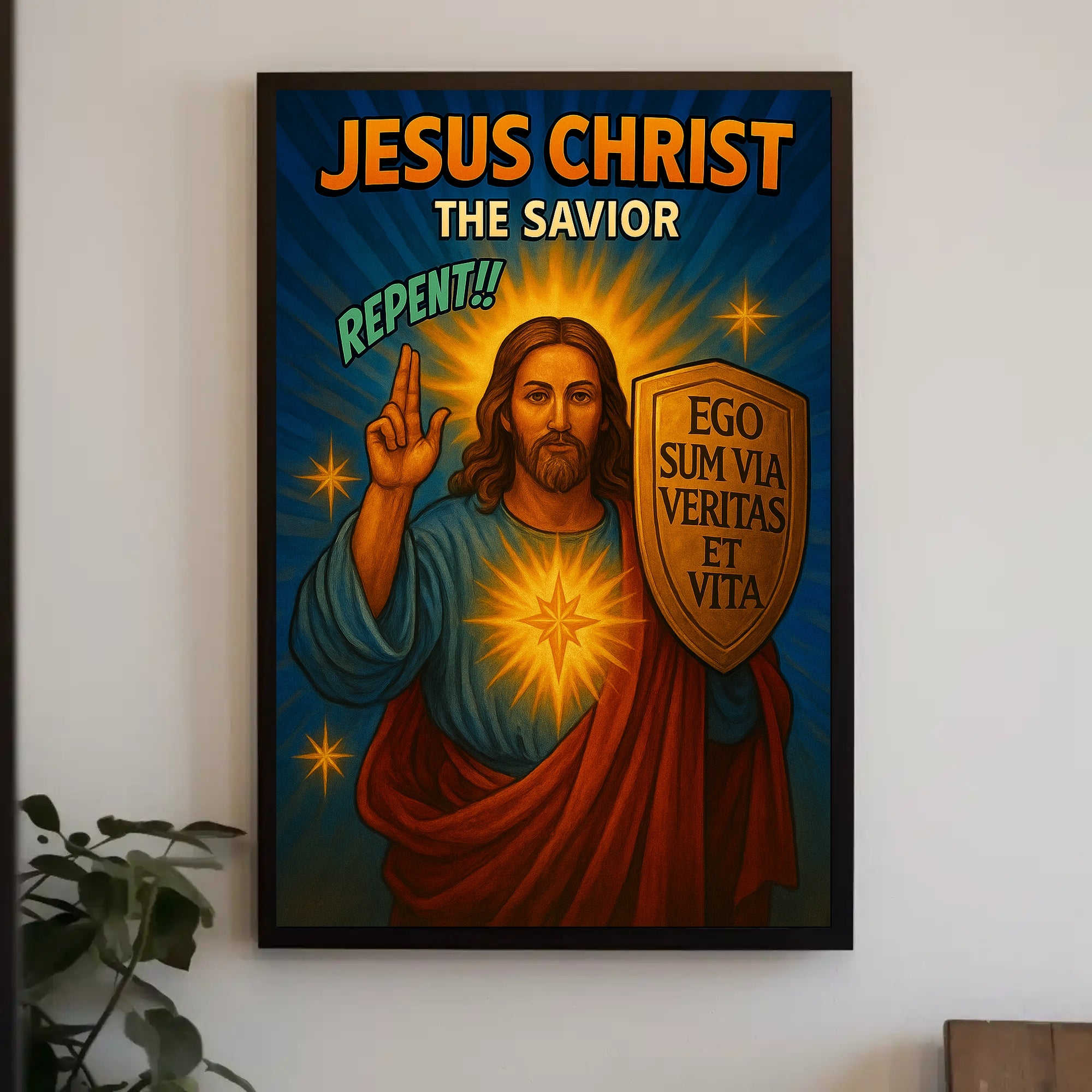 Jesus Christ β The Savior Poster PosterGoat